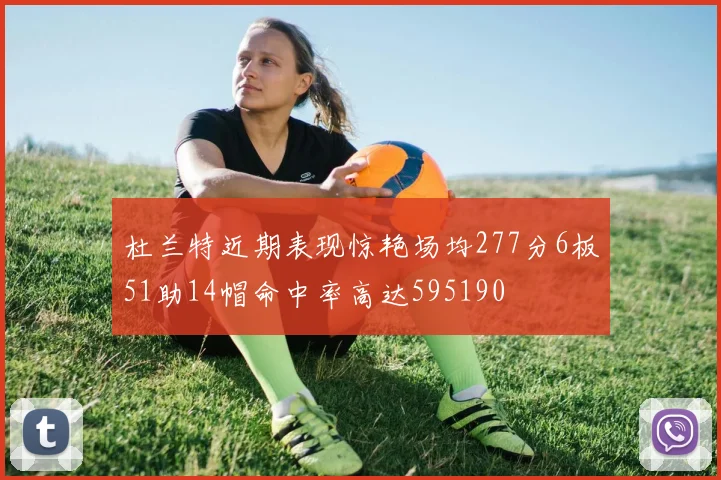 杜兰特近期表现惊艳场均277分6板51助14帽命中率高达595190