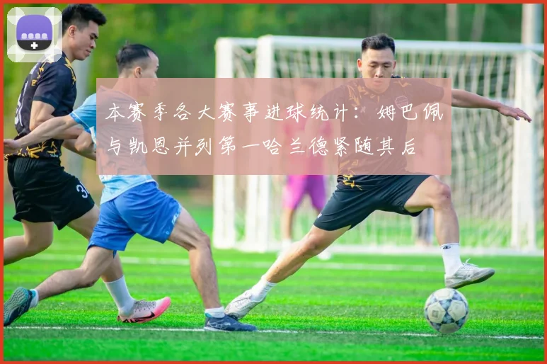 本赛季各大赛事进球统计：姆巴佩与凯恩并列第一哈兰德紧随其后